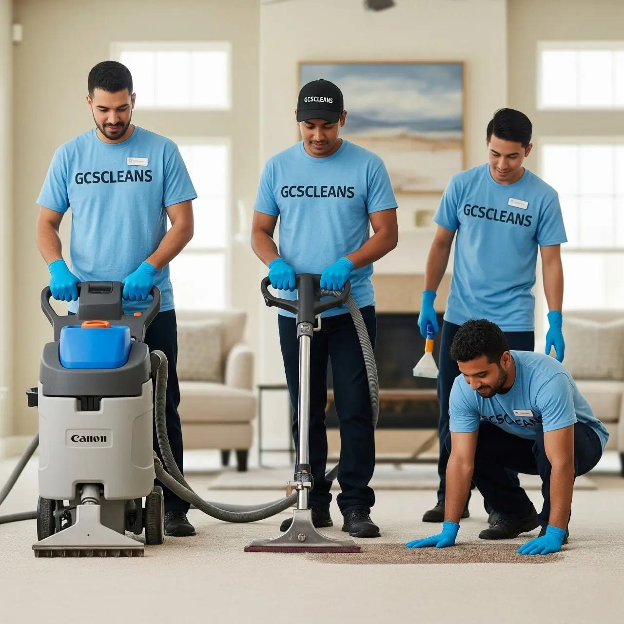 A commercial carpet cleaning Lexington SC cleaners work image